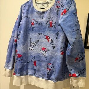 Women’s Limited Edition Lisa Hanawalt illustrated diver Crewneck sweatshirt, M